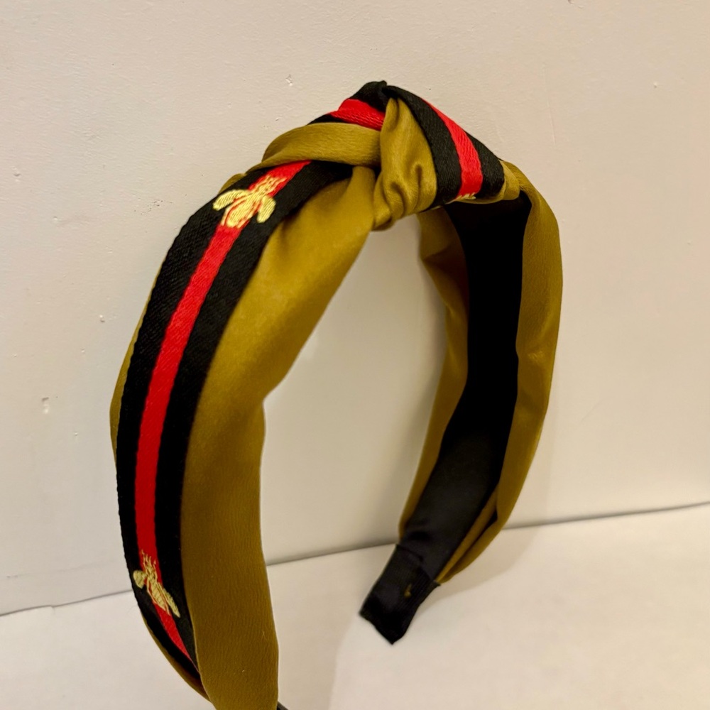 Elegant Gold and Black Headband